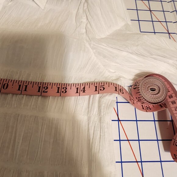 Frame The Smocked Shirt NWOT White Med - Picture 5 of 11